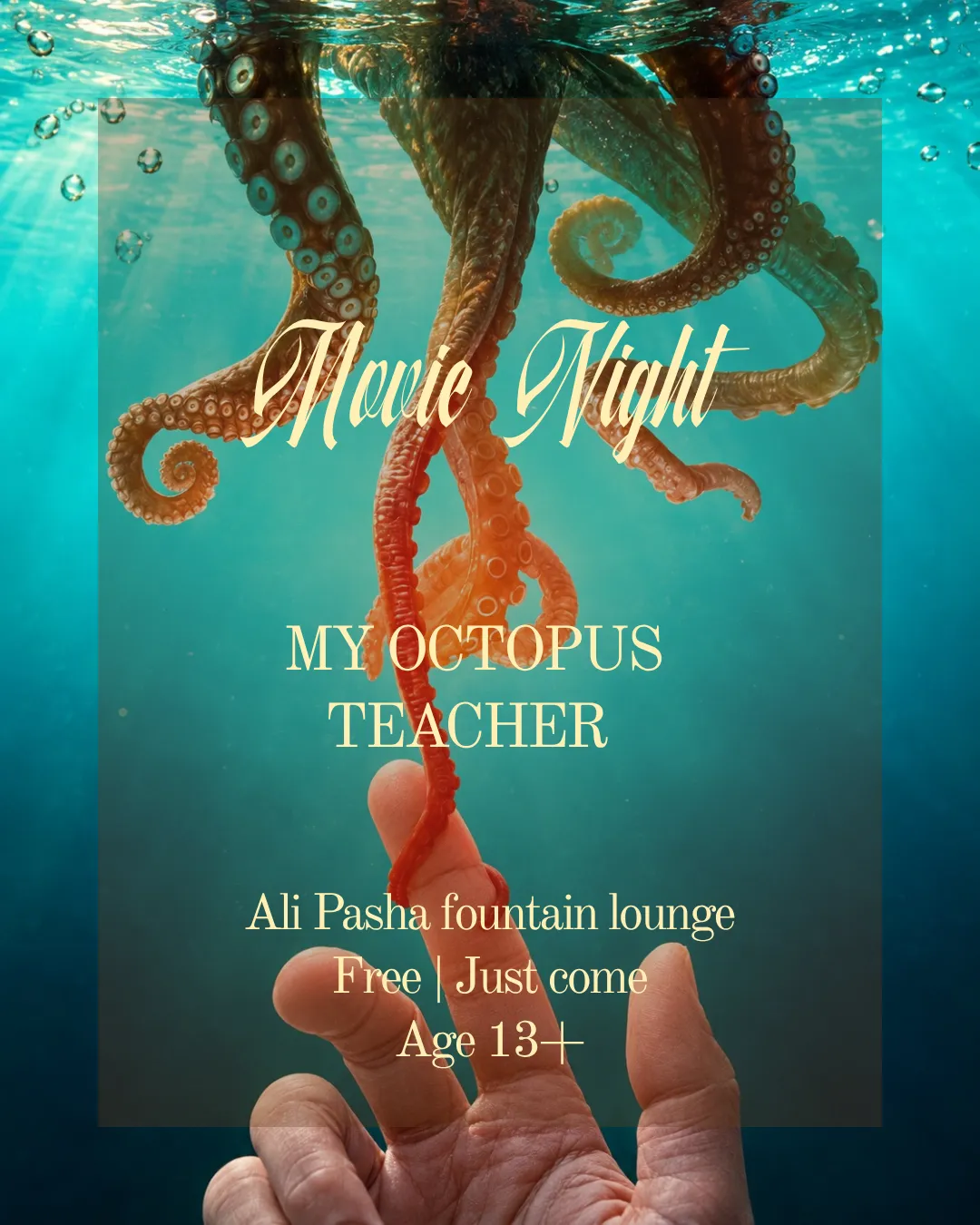 Ali Pasha Salon Movie Night Poster
