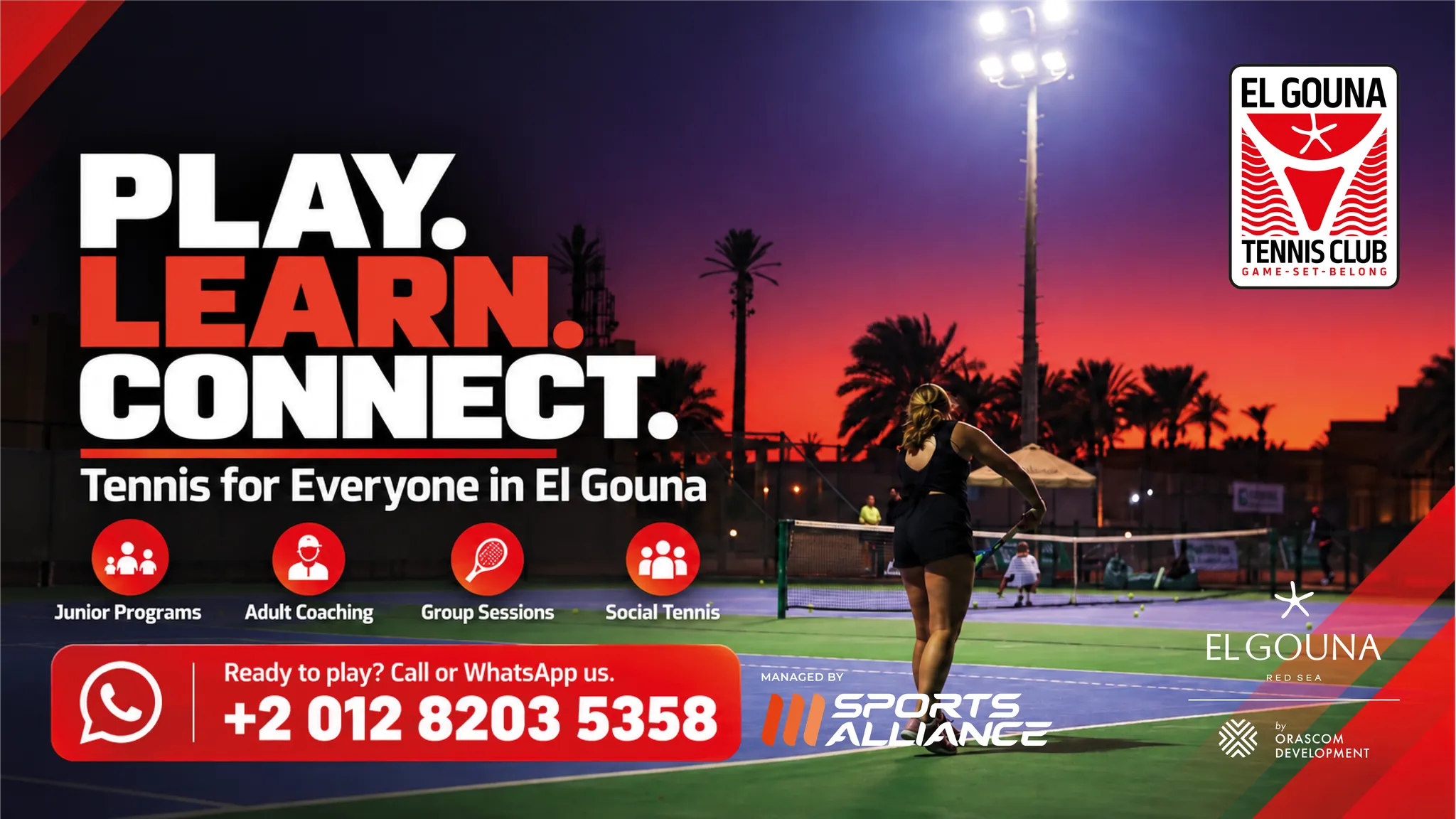 Play. Learn. Connect. at El Gouna Tennis Club