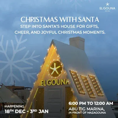 Santa's Grotto at Abu Tig Marina Event | El Gouna